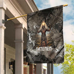 Tatenen Garden Flag Rising Hand Design Egyptian God of Creation and Earth Emergence