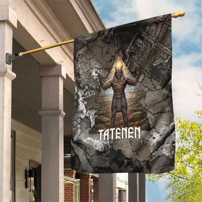 Tatenen Garden Flag Rising Hand Design Egyptian God of Creation and Earth Emergence