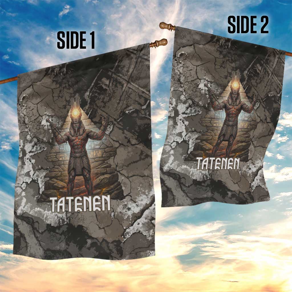 Tatenen Garden Flag Rising Hand Design Egyptian God of Creation and Earth Emergence