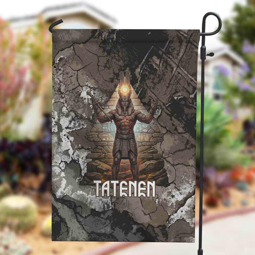 Tatenen Garden Flag Rising Hand Design Egyptian God of Creation and Earth Emergence