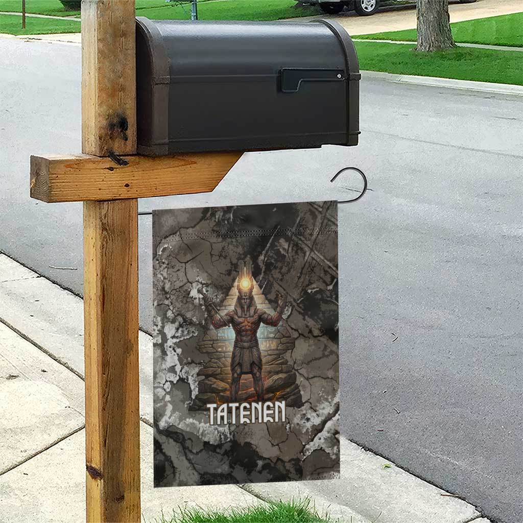 Tatenen Garden Flag Rising Hand Design Egyptian God of Creation and Earth Emergence
