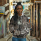 Tatenen Hoodie Rising Hand Design Egyptian God of Creation and Earth Emergence