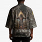 Tatenen Kimono Rising Hand Design Egyptian God of Creation and Earth Emergence