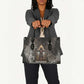 Tatenen Leather Bag Rising Hand Design Egyptian God of Creation and Earth Emergence