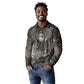 Tatenen Long Sleeve Polo Shirt Rising Hand Design Egyptian God of Creation and Earth Emergence