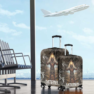 Tatenen Luggage Cover Rising Hand Design Egyptian God of Creation and Earth Emergence