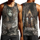 Tatenen Men Tank Top Rising Hand Design Egyptian God of Creation and Earth Emergence