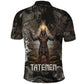 Tatenen Polo Shirt Rising Hand Design Egyptian God of Creation and Earth Emergence