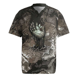 Tatenen Rugby Jersey Rising Hand Design Egyptian God of Creation and Earth Emergence
