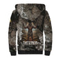 Tatenen Sherpa Hoodie Rising Hand Design Egyptian God of Creation and Earth Emergence