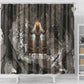 Tatenen Shower Curtain Rising Hand Design Egyptian God of Creation and Earth Emergence