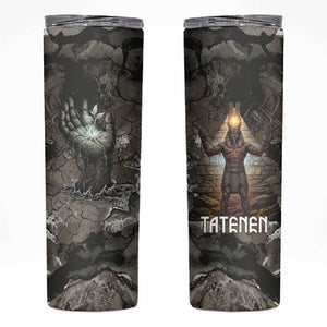 Tatenen Skinny Tumbler Rising Hand Design Egyptian God of Creation and Earth Emergence