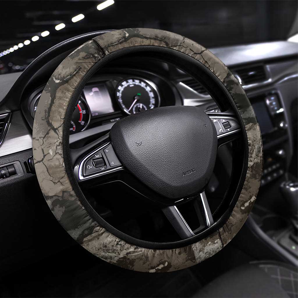 Tatenen Steering Wheel Cover Rising Hand Design Egyptian God of Creation and Earth Emergence