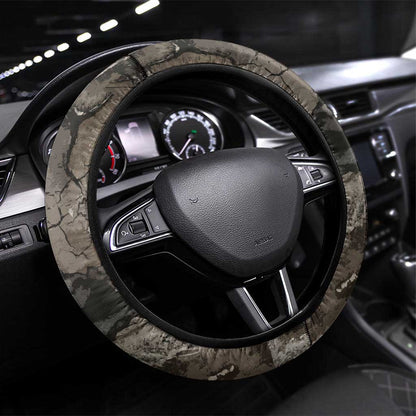 Tatenen Steering Wheel Cover Rising Hand Design Egyptian God of Creation and Earth Emergence