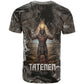 Tatenen T shirt Rising Hand Design Egyptian God of Creation and Earth Emergence