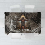 Tatenen Tablecloth Rising Hand Design Egyptian God of Creation and Earth Emergence