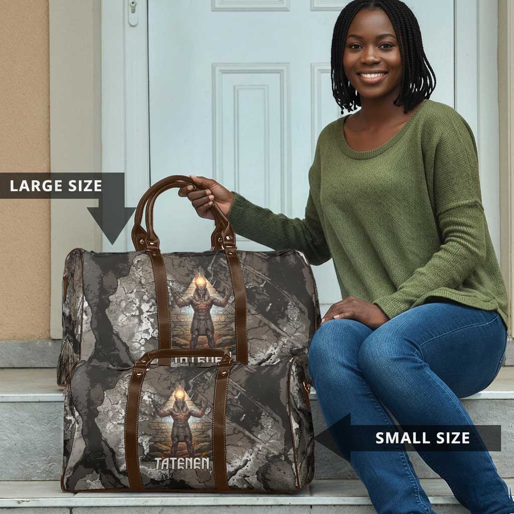 Tatenen Travel Bag Rising Hand Design Egyptian God of Creation and Earth Emergence