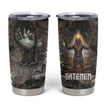Tatenen Tumbler Cup Rising Hand Design Egyptian God of Creation and Earth Emergence