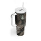 Tatenen Tumbler With Handle Rising Hand Design Egyptian God of Creation and Earth Emergence