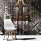 Tatenen Window Curtain Rising Hand Design Egyptian God of Creation and Earth Emergence