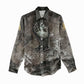 Tatenen Women Casual Shirt Rising Hand Design Egyptian God of Creation and Earth Emergence