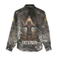 Tatenen Women Casual Shirt Rising Hand Design Egyptian God of Creation and Earth Emergence