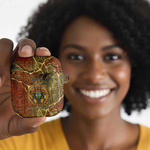 Tatenen Ancient Egyptian AirPods Case Father of the Gods Design with Minerals