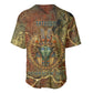 Tatenen Ancient Egyptian Baseball Jersey Father of the Gods Design with Minerals