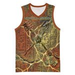 Tatenen Ancient Egyptian Basketball Jersey Father of the Gods Design with Minerals