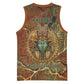 Tatenen Ancient Egyptian Basketball Jersey Father of the Gods Design with Minerals