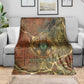 Tatenen Ancient Egyptian Blanket Father of the Gods Design with Minerals