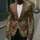 Tatenen Ancient Egyptian Blazer Father of the Gods Design with Minerals