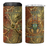 Tatenen Ancient Egyptian 4 in 1 Can Cooler Tumbler Father of the Gods Design with Minerals
