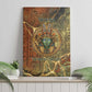 Tatenen Ancient Egyptian Canvas Wall Art Father of the Gods Design with Minerals