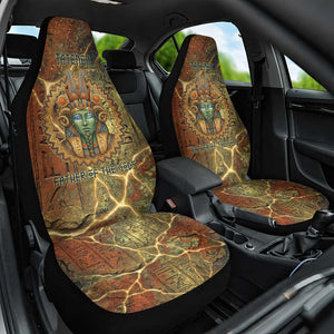 Tatenen Ancient Egyptian Car Seat Cover Father of the Gods Design with Minerals