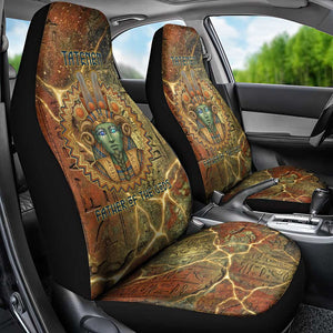 Tatenen Ancient Egyptian Car Seat Cover Father of the Gods Design with Minerals