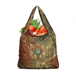Tatenen Ancient Egyptian Grocery Bag Father of the Gods Design with Minerals