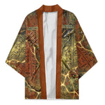 Tatenen Ancient Egyptian Kimono Father of the Gods Design with Minerals