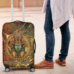 Tatenen Ancient Egyptian Luggage Cover Father of the Gods Design with Minerals