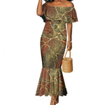 Tatenen Ancient Egyptian Mermaid Dress Father of the Gods Design with Minerals