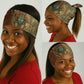 Tatenen Ancient Egyptian Neck Gaiter Father of the Gods Design with Minerals