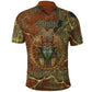 Tatenen Ancient Egyptian Polo Shirt Father of the Gods Design with Minerals