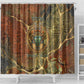 Tatenen Ancient Egyptian Shower Curtain Father of the Gods Design with Minerals
