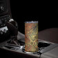 Tatenen Ancient Egyptian Skinny Tumbler Father of the Gods Design with Minerals