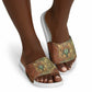 Tatenen Ancient Egyptian Slide Sandals Father of the Gods Design with Minerals