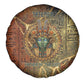 Tatenen Ancient Egyptian Spare Tire Cover Father of the Gods Design with Minerals
