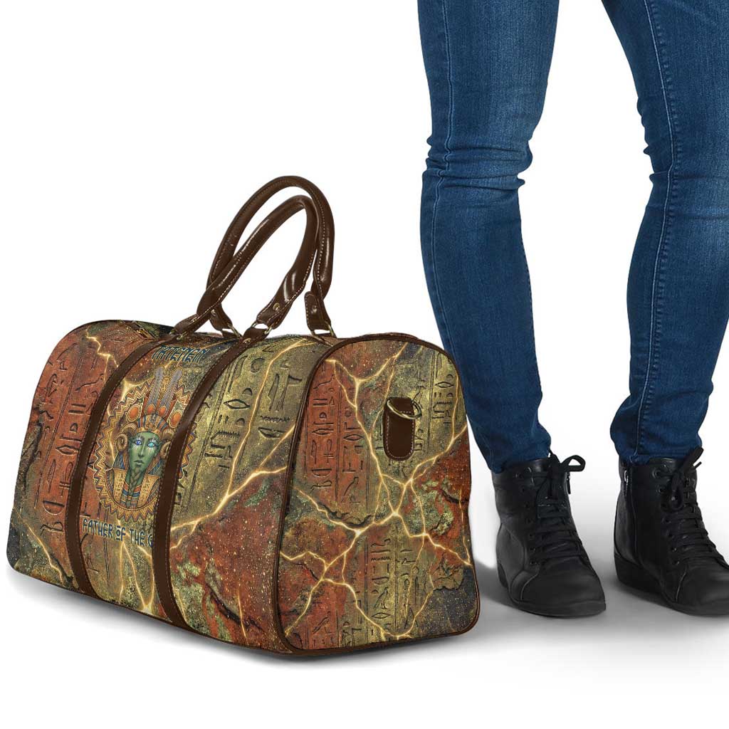 Tatenen Ancient Egyptian Travel Bag Father of the Gods Design with Minerals