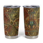Tatenen Ancient Egyptian Tumbler Cup Father of the Gods Design with Minerals