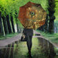 Tatenen Ancient Egyptian Umbrella Father of the Gods Design with Minerals