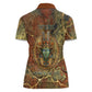 Tatenen Ancient Egyptian Women Polo Shirt Father of the Gods Design with Minerals